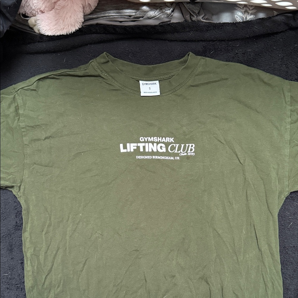 Gymshark Olive Green Short Sleeve Tee